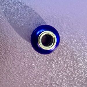 Blueish purple spacer Charm Bead NWT
